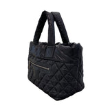 シャネル CHANEL ココクーントートPM A48610　14番台 ブラック ナイロン レディース トートバッグ