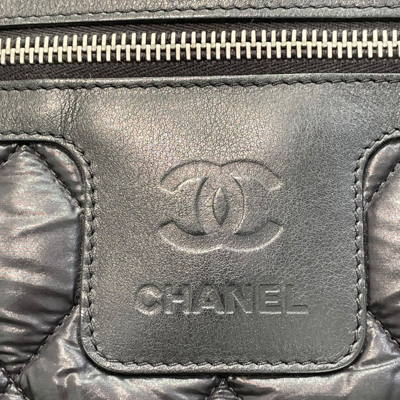 シャネル CHANEL ココクーントートPM A48610　14番台 ブラック ナイロン レディース トートバッグ