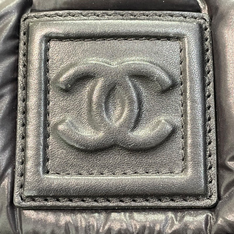 シャネル CHANEL ココクーントートPM A48610　14番台 ブラック ナイロン レディース トートバッグ