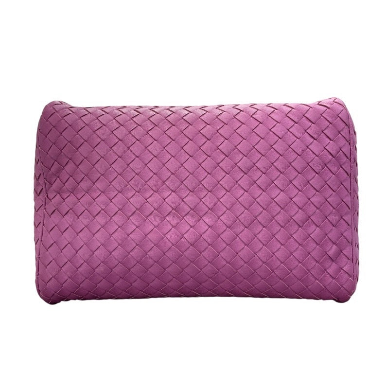 ボッテガ・ヴェネタ BOTTEGA VENETA イントレチャートミニボストン 4288051 パープル レザー レディース ボストンバッグ