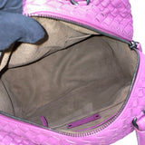 ボッテガ・ヴェネタ BOTTEGA VENETA イントレチャートミニボストン 4288051 パープル レザー レディース ボストンバッグ