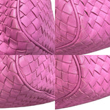 ボッテガ・ヴェネタ BOTTEGA VENETA イントレチャートミニボストン 4288051 パープル レザー レディース ボストンバッグ