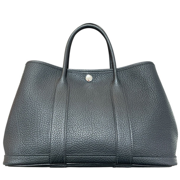 エルメス HERMES ガーデンパーティTPM W刻 ブラック　SV金具 ネゴンダ レディース トートバッグ