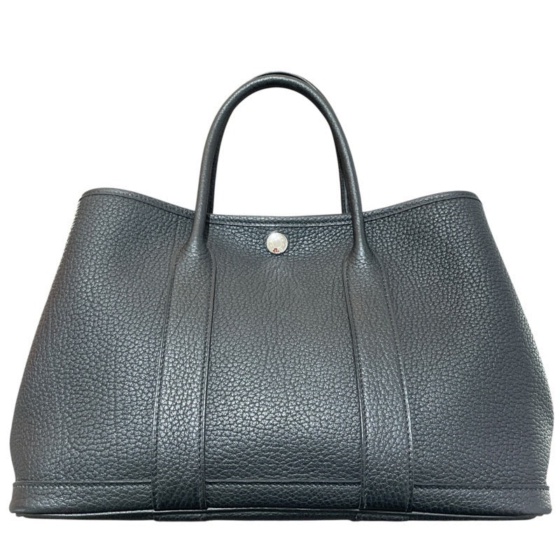 エルメス HERMES ガーデンパーティTPM W刻 ブラック　SV金具 ネゴンダ レディース トートバッグ