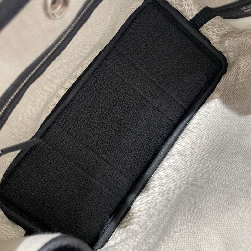 エルメス HERMES ガーデンパーティTPM W刻 ブラック　SV金具 ネゴンダ レディース トートバッグ