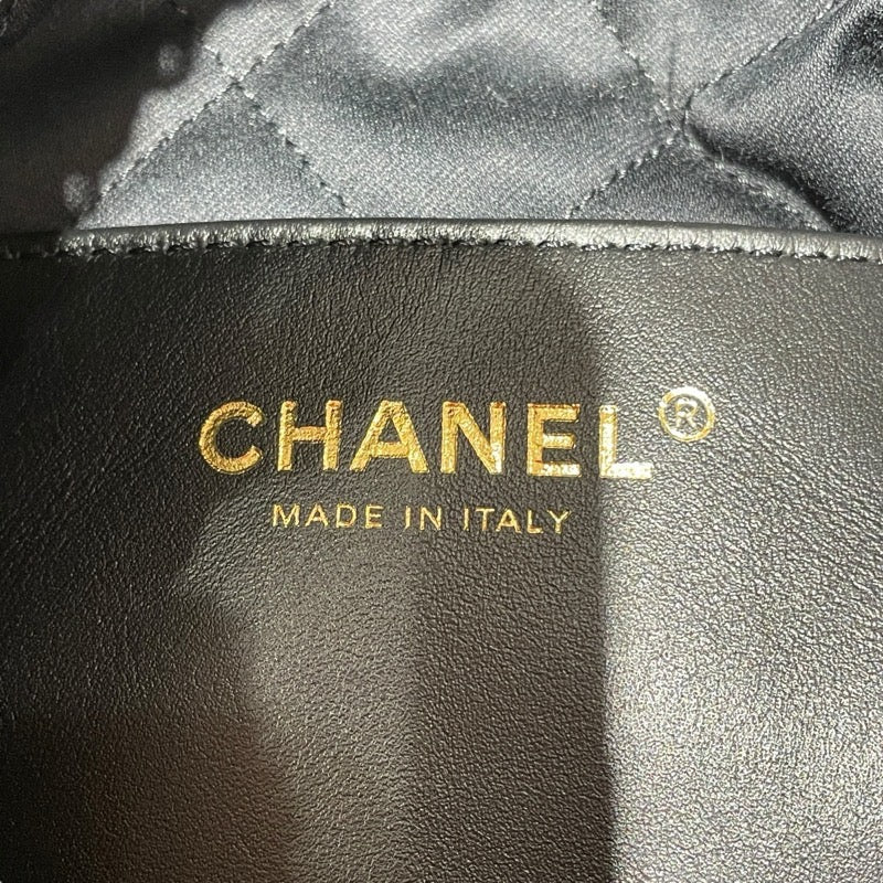 シャネル CHANEL シャネル22ミニ AS3980 ブラック・ホワイト　GD金具 ボア レディース ショルダーバッグ