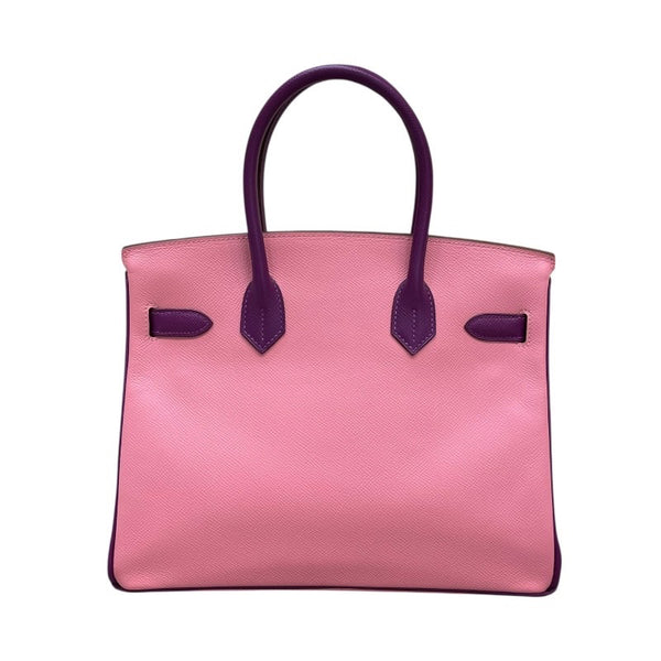エルメス HERMES バーキン30 　パーソナルオーダー T刻印 ローズコンフェッティ×アネモネ×ゴールド金具 エプソン レディース ハンドバッグ
