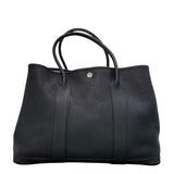 エルメス HERMES ガーデンパーティPM □Q刻 ブラック×SV金具 ネゴンダ ユニセックス トートバッグ