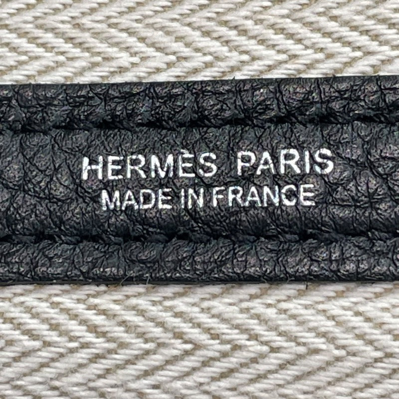 エルメス HERMES ガーデンパーティPM □Q刻 ブラック×SV金具 ネゴンダ ユニセックス トートバッグ