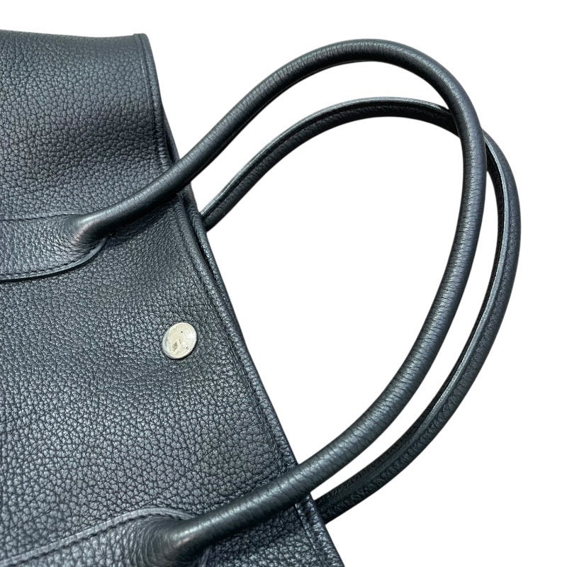 エルメス HERMES ガーデンパーティPM □Q刻 ブラック×SV金具 ネゴンダ ユニセックス トートバッグ