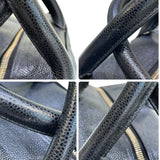シャネル CHANEL ココマークミニボストン A20997 8番台 ブラック×ゴールド金具 キャビアスキン レディース トートバッグ