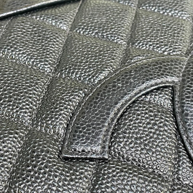 シャネル CHANEL ココマークミニボストン A20997 8番台 ブラック×ゴールド金具 キャビアスキン レディース トートバッグ