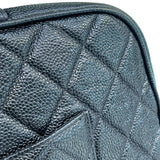 シャネル CHANEL ココマークミニボストン A20997 8番台 ブラック×ゴールド金具 キャビアスキン レディース トートバッグ