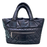 シャネル CHANEL コココクーントートPM A48610 ブラック ナイロン レディース トートバッグ