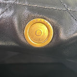 シャネル CHANEL CHANEL22スモールバッグ AS3260 ブラック　ゴールド金具 シャイニーカーフスキン レディース ハンドバッグ