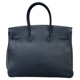 エルメス HERMES バーキン35 D刻 ブラック　GD金具 トゴ ユニセックス ハンドバッグ