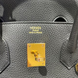 エルメス HERMES バーキン35 D刻 ブラック　GD金具 トゴ ユニセックス ハンドバッグ