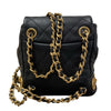 シャネル CHANEL チェーンリュック ブラック　GD金具 ラムスキン レディース リュック・デイパック