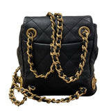 シャネル CHANEL チェーンリュック ブラック　GD金具 ラムスキン レディース リュック・デイパック