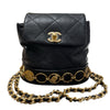 シャネル CHANEL チェーンリュック ブラック　GD金具 ラムスキン レディース リュック・デイパック