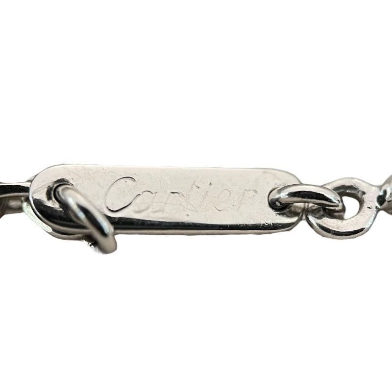 カルティエ Cartier 2Pパール ダイヤネックレス 750WG/パール/ダイヤモンド ジュエリー