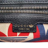 グッチ GUCCI ミニダッフルバッグ adidasコラボ 702397 レザー ユニセックス ボストンバッグ
