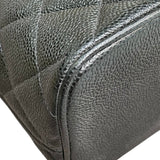 シャネル CHANEL 復刻トート A01804 6番台 ブラック×シルバー金具 キャビアスキン レディース トートバッグ