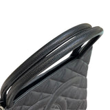 シャネル CHANEL 復刻トート A01804 6番台 ブラック×シルバー金具 キャビアスキン レディース トートバッグ