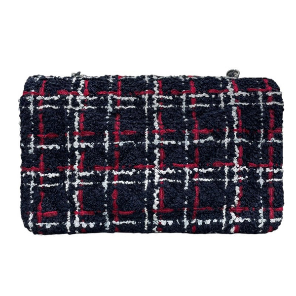 シャネル CHANEL ミニマトラッセ20 A69900 29番台 ネイビー×レッド×ホワイト シルバー金具 ツイード レディース ショルダーバッグ