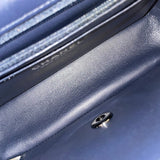 シャネル CHANEL ミニマトラッセ20 A69900 29番台 ネイビー×レッド×ホワイト シルバー金具 ツイード レディース ショルダーバッグ