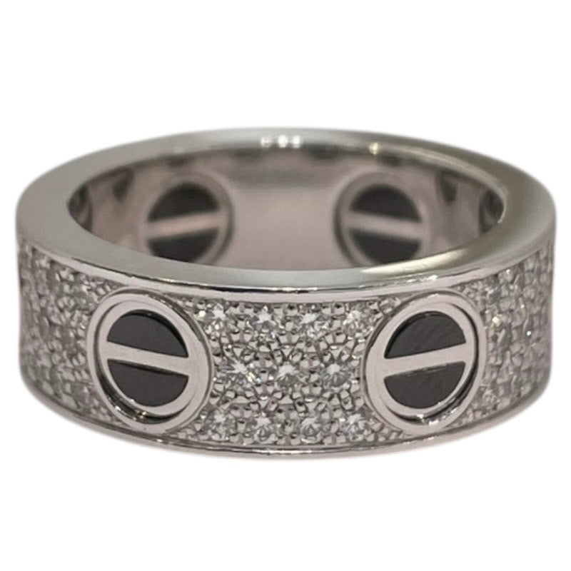 カルティエ Cartier ラブリング フルパヴェダイヤ 750WG/ダイヤモンド ジュエリー