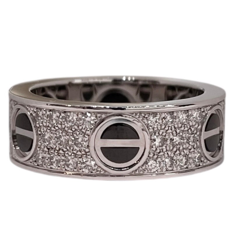 カルティエ Cartier ラブリング フルパヴェダイヤ 750WG/ダイヤモンド ジュエリー