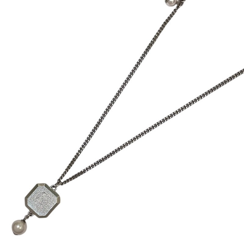 シャネル CHANEL ココマークパールネックレス シルバー メタル アクセサリー