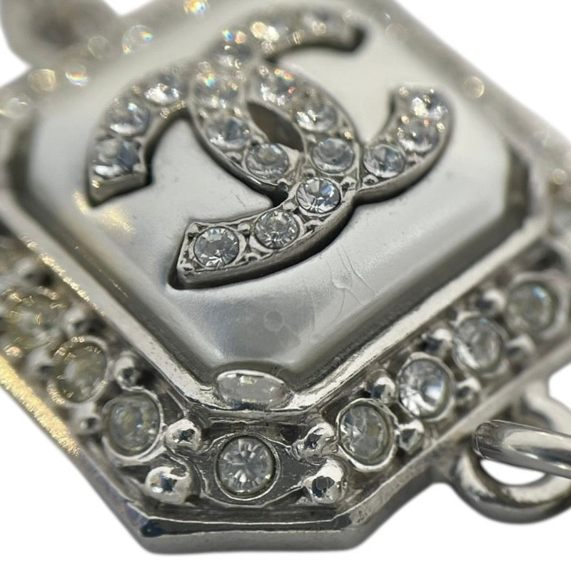シャネル CHANEL ココマークパールネックレス シルバー メタル アクセサリー