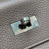 エルメス HERMES ケリー28 内縫い Y刻 エトゥープ/SV金具 トリヨン レディース ハンドバッグ
