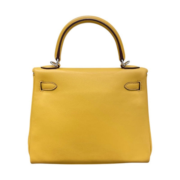 エルメス HERMES ケリー25　 B刻 ジョーヌナプル　SV金具 スイフト レディース ショルダーバッグ