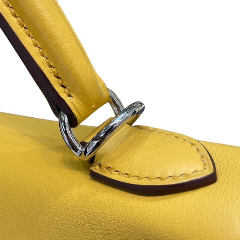 エルメス HERMES ケリー25　 B刻 ジョーヌナプル　SV金具 スイフト レディース ショルダーバッグ