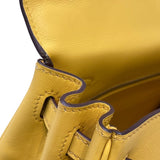 エルメス HERMES ケリー25　 B刻 ジョーヌナプル　SV金具 スイフト レディース ショルダーバッグ