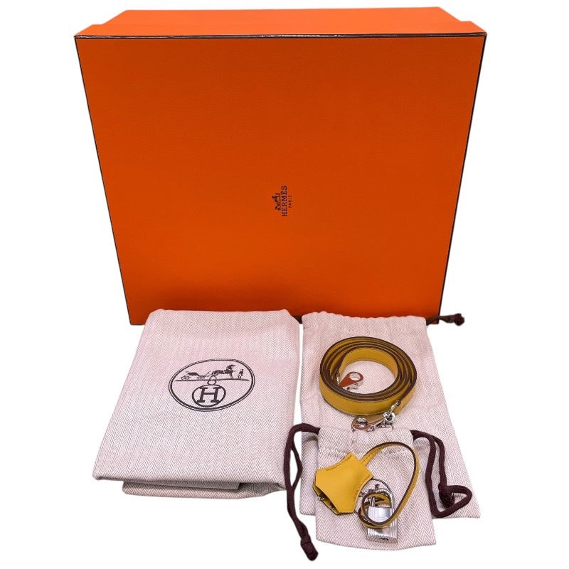 エルメス HERMES ケリー25　 B刻 ジョーヌナプル　SV金具 スイフト レディース ショルダーバッグ