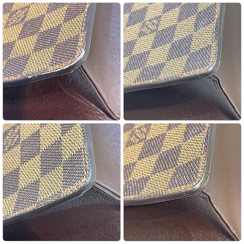 ルイ・ヴィトン LOUIS VUITTON ヴェニス N51145 ブラウン ゴールド金具 ダミエ・キャンバス ユニセックス ハンドバッグ