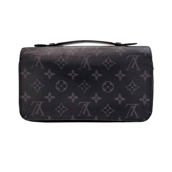 ルイ・ヴィトン LOUIS VUITTON ジッピーXL M61698 ブラック モノグラム・エクリプスキャンバス／レザー メンズ 長財布