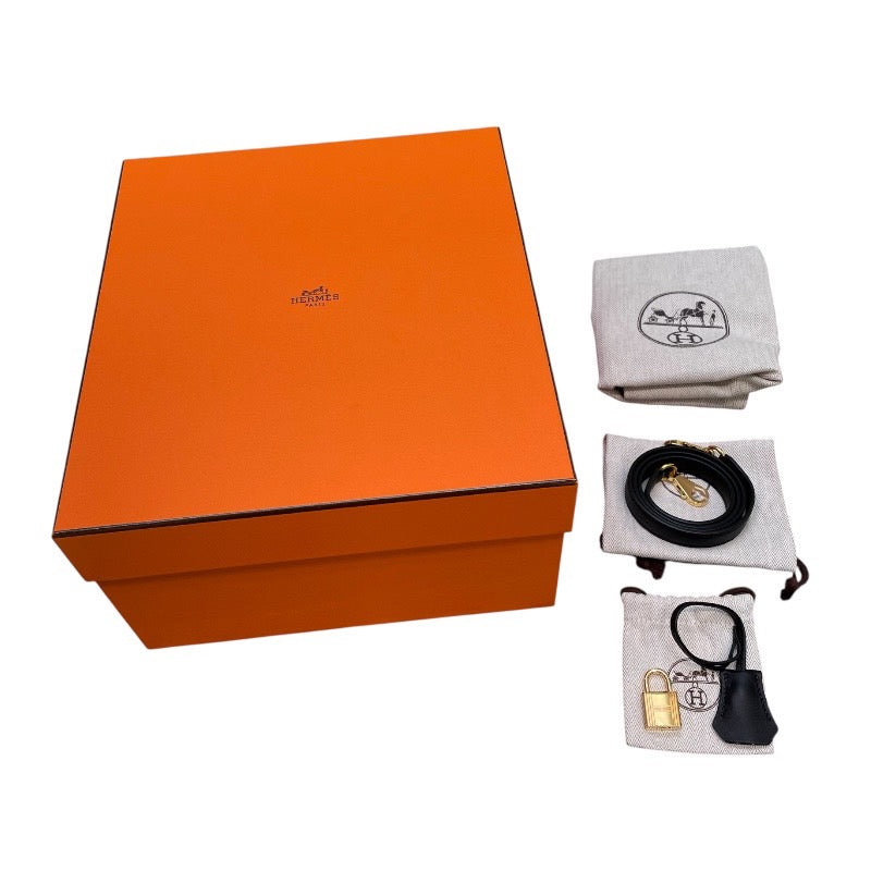 エルメス HERMES ケリー25 内縫い B刻 ブラック ゴールド金具