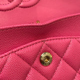 シャネル CHANEL マトラッセ25 A01113　30番台 ピンク　ゴールド金具 キャビアスキン レディース ショルダーバッグ