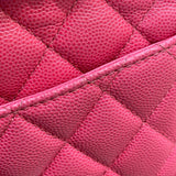 シャネル CHANEL マトラッセ25 A01113　30番台 ピンク　ゴールド金具 キャビアスキン レディース ショルダーバッグ