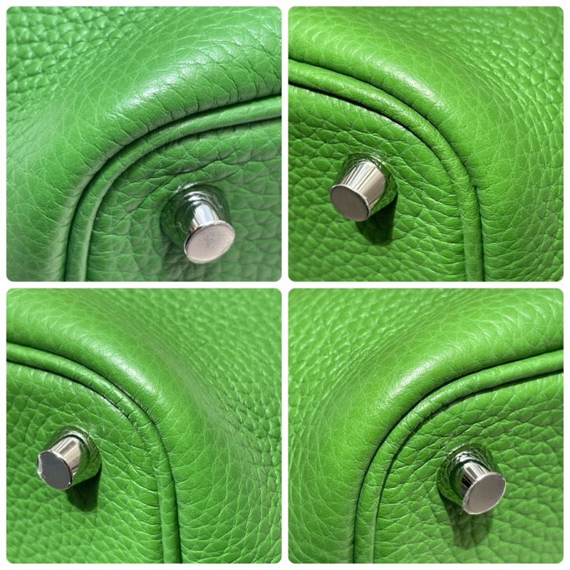 エルメス HERMES ピコタンロックPM B刻印 ヴェールユッカ/SV金具 トリヨンクレマンス レディース ハンドバッグ