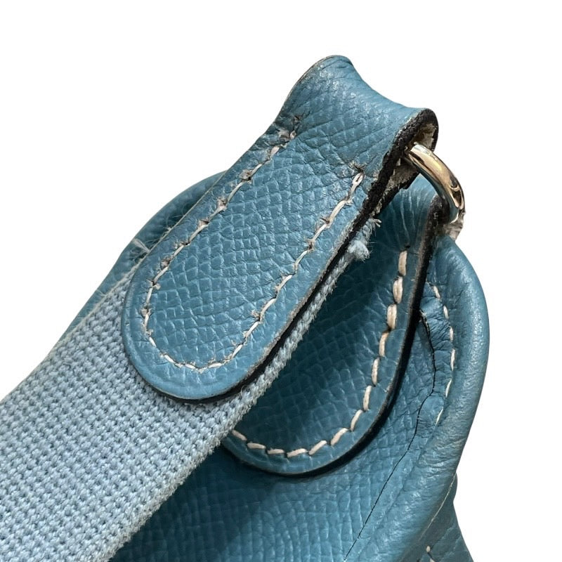 エルメス HERMES ヴェスパPM □A刻 ブルージーン・シルバー金具 クシュベル レディース ショルダーバッグ