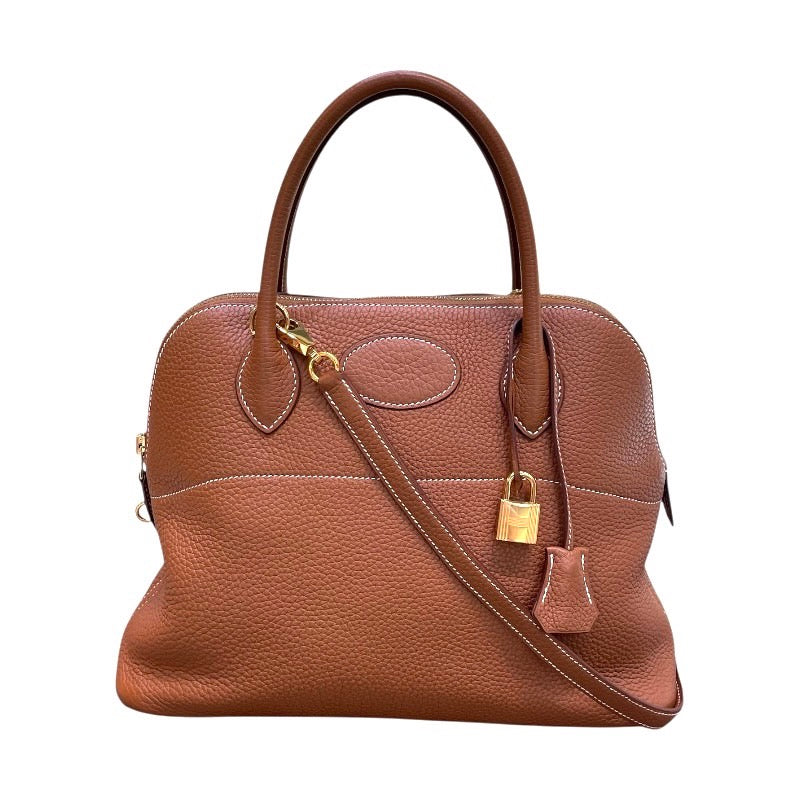 エルメス HERMES ボリード31 D刻 ゴールド　 ゴールド金具 トリヨン レディース ショルダーバッグ