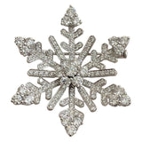 ヴァンクリーフ＆アーペル Van Cleef & Arpels スノーフレークブローチ 750WG/ダイヤモンド ジュエリー