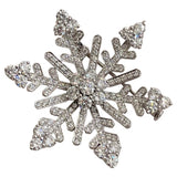 ヴァンクリーフ＆アーペル Van Cleef & Arpels スノーフレークブローチ 750WG/ダイヤモンド ジュエリー