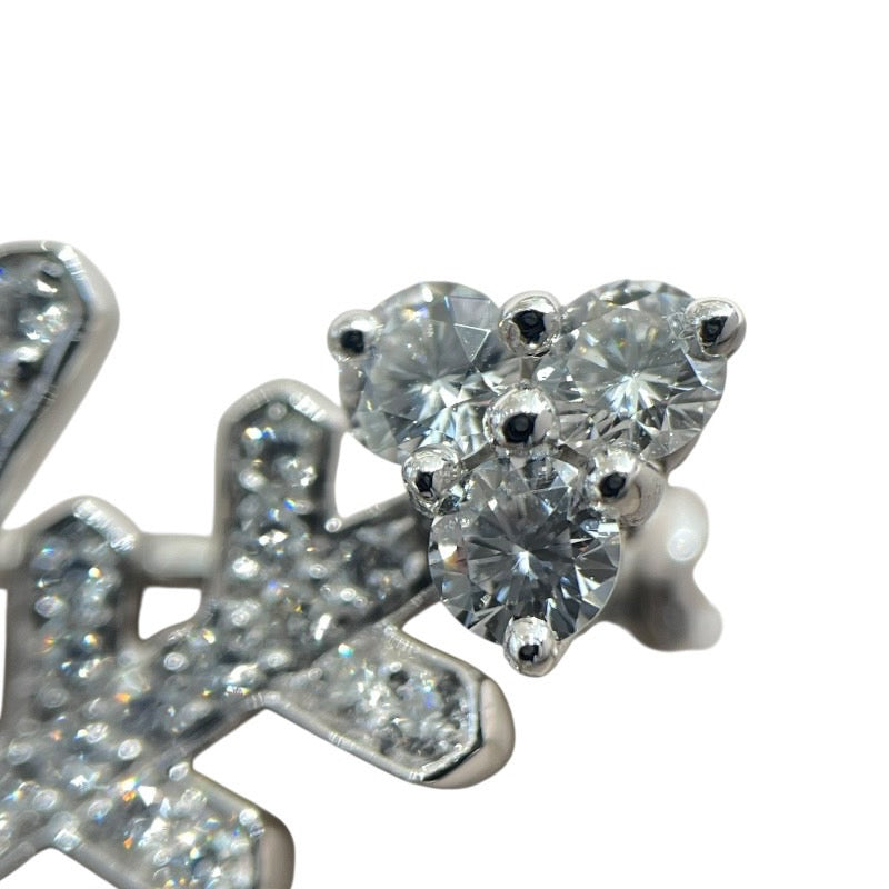 ヴァンクリーフ＆アーペル Van Cleef & Arpels スノーフレークブローチ 750WG/ダイヤモンド ジュエリー